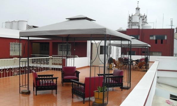 Trujillo Hotel Colonial rooftop accommodation