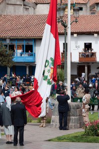 Peru Anthem & Flag Raising