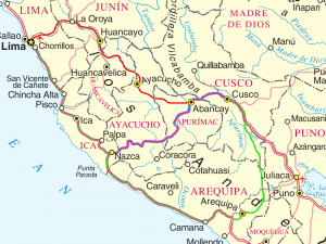 how-lima-to-cusco-by-bus-peru-map