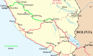 Lima to Cusco via Huancayo, Ayacucho, Abancay
