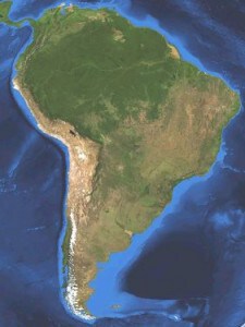 South America from Space