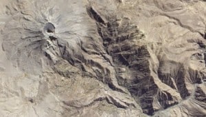 Ubinas Volcano Peru from Space