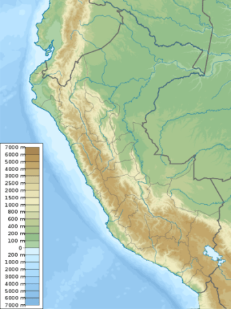 peru altitude map