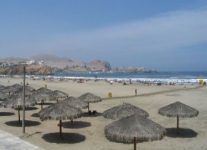 Santa María del Mar beach, Lima