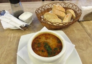 Sublime soup at the Amazon Bistro