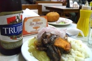 Pork and beer at Los Luises