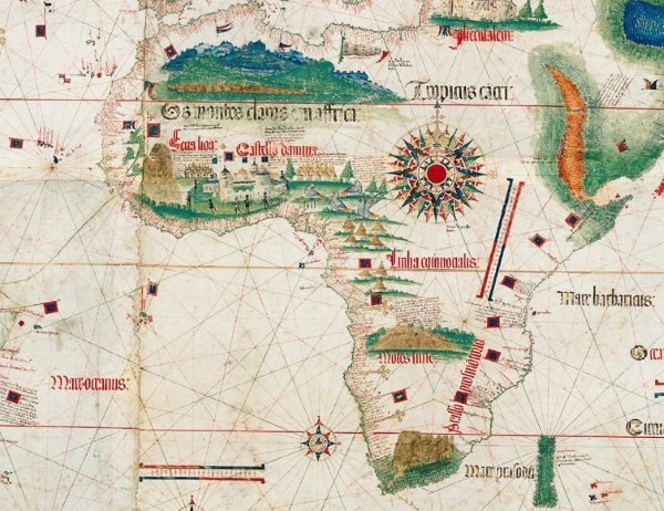 Cantino map of Africa, 1502