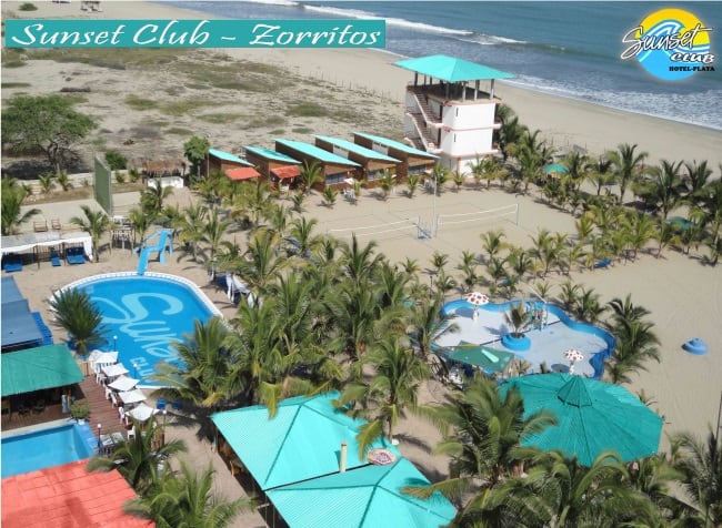 The Sunset Club in Zorritos 