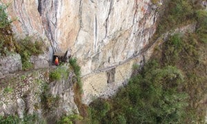 Inca Bridge at Machu Picchu