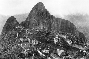 Photo of Machu Picchu after first excavation