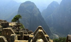 The view from Machu Picchu