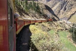 Ferrocarril Central Andino train from Lima to Huancayo