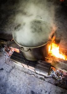 Brewing ayahuasca