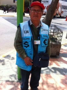 Money changer in Lima