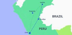 Jungle trail - Itinerary Peru