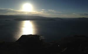 view of lake from Pachamama temple