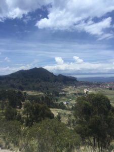 Peru Bolivia Border - Views on the journey from copacabana