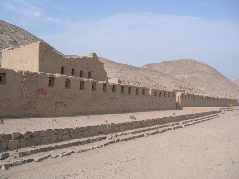 Inca Ruins of Tambo Colorado Outside Pisco Peru