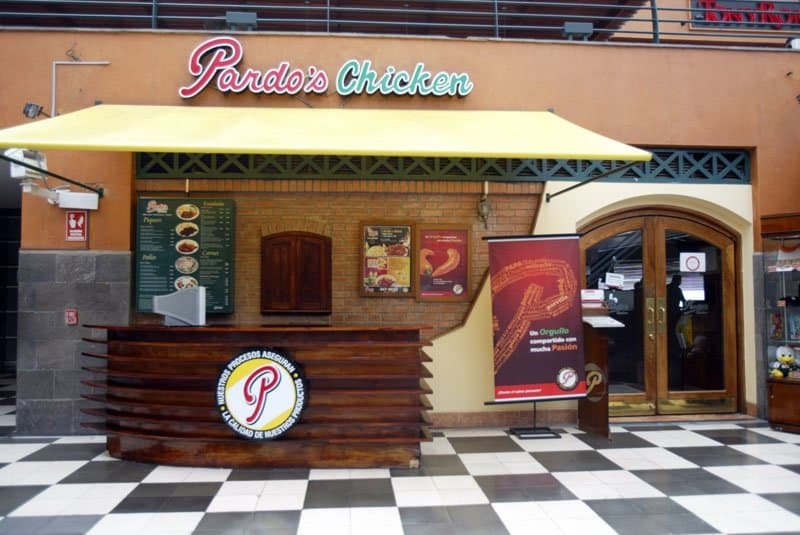 Pardo's Chicken Restaurant in Miraflores Lima Peru