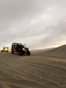 Dune buggy riding in the Peru desert oasis