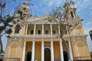 Chiclayo main square heroic city Northern Peru